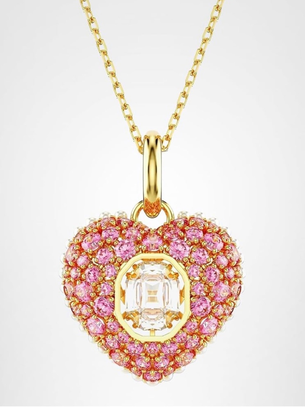Swarovski Hyperbola Necklace with Dancing Stone